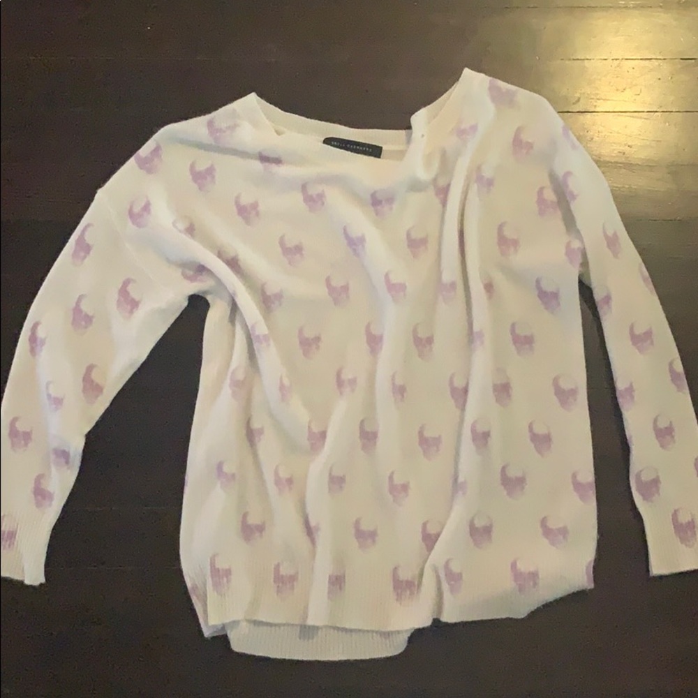 360 cashmere purple sweater